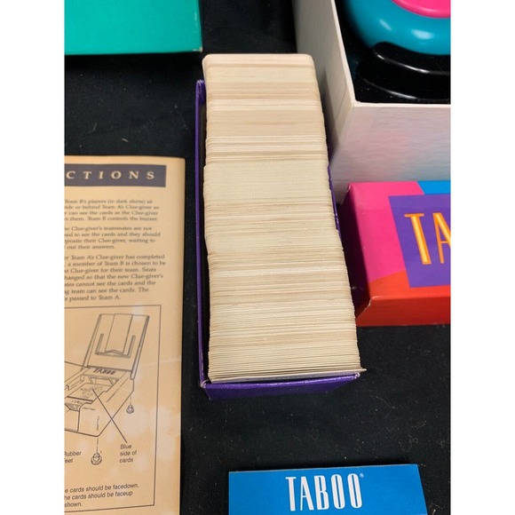 ORIGINAL Classic Family Game - TABOO 1989 HORSCH Complete, FS Benefits Charity - Picture 4 of 9